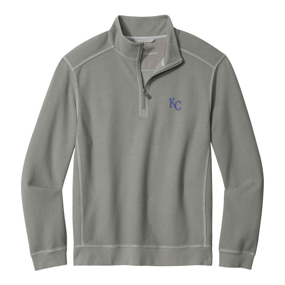 Kansas City Royals Tommy Bahama Montego Bay Half-Zip Sweatshirt | MLB Outlet