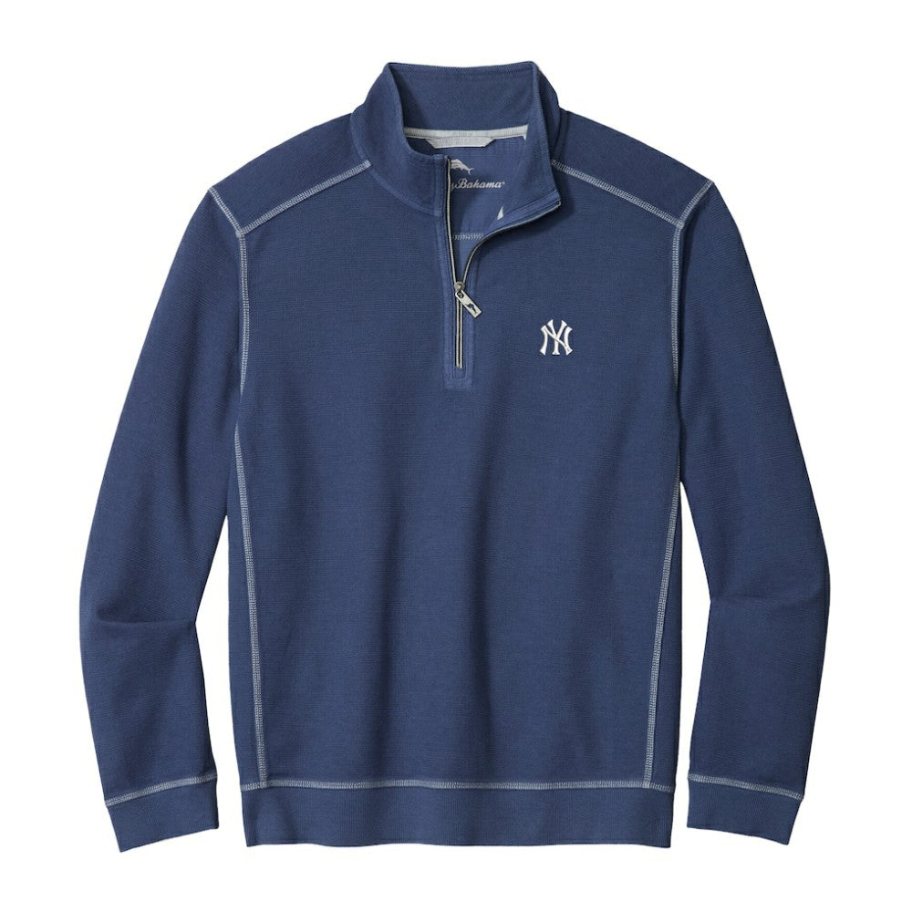 New York Yankees Tommy Bahama Montego Bay Half-Zip Sweatshirt | MLB US