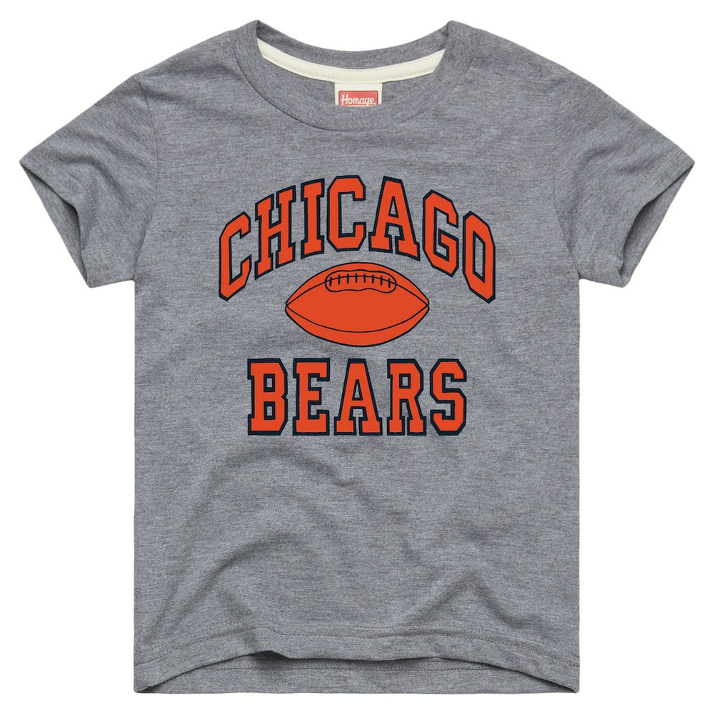 Chicago Bears  Homage Youth Gridiron Tri-Blend T-Shirt