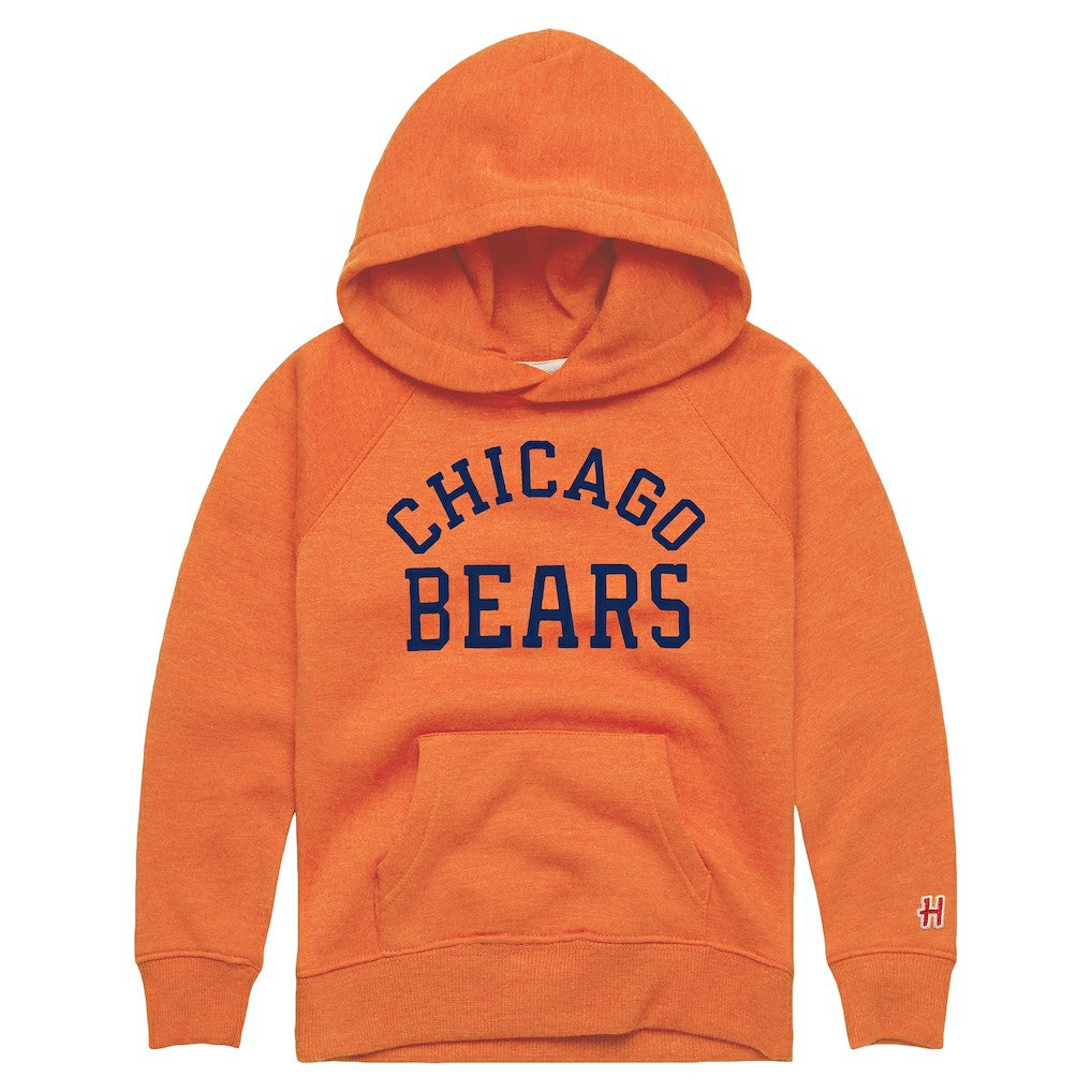 Chicago Bears  Homage Youth Classic Tri-Blend Hoodie