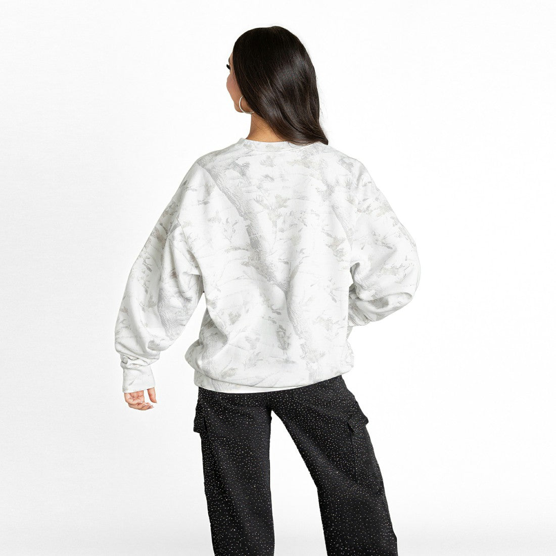 Houston Texans  Gameday Couture Women's Whiteout Oversized Premium Fleece Sweatshirt