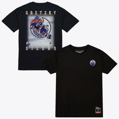 Wayne Gretzky Edmonton Oilers Mitchell & Ness Photo T-Shirt On Sale