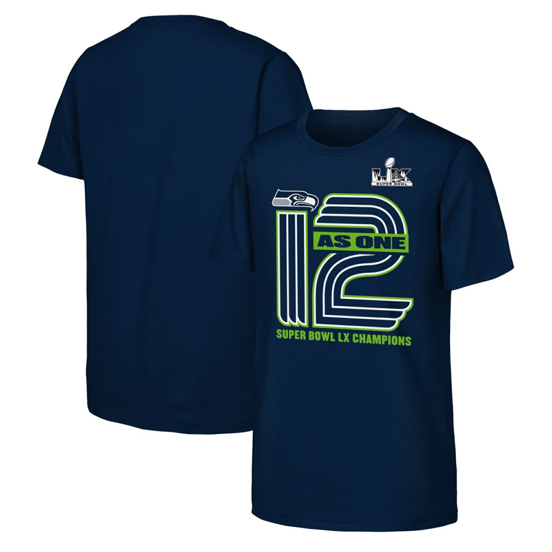 Seattle Seahawks Fanatics Youth Super Bowl LX Champions Hometown Collection T-Shirt