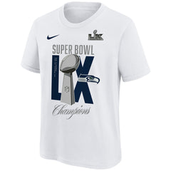 Seattle Seahawks Nike Youth Super Bowl LX Champions Lombardi Trophy T-Shirt