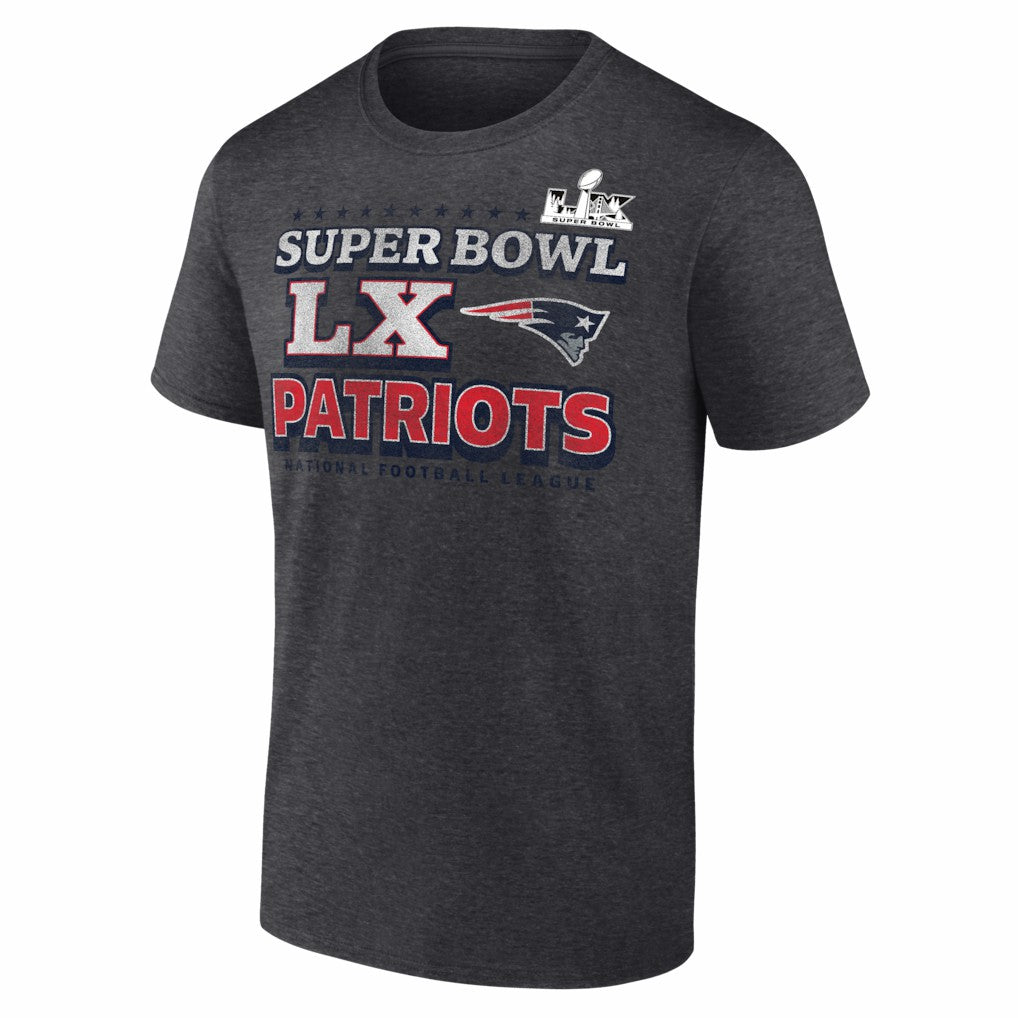 New England Patriots Fanatics Super Bowl LX Big & Tall Battle Prep T-Shirt
