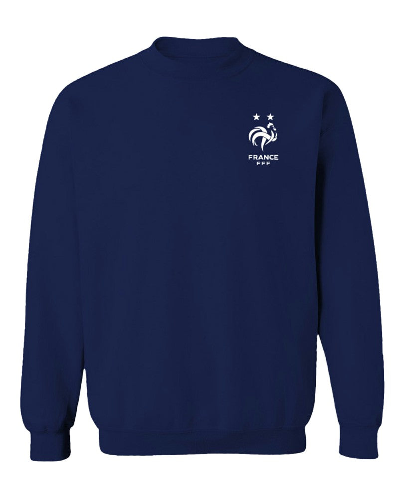 France National Team Vive La Fete Women's Impressions Artwork Sweatshirt Navy