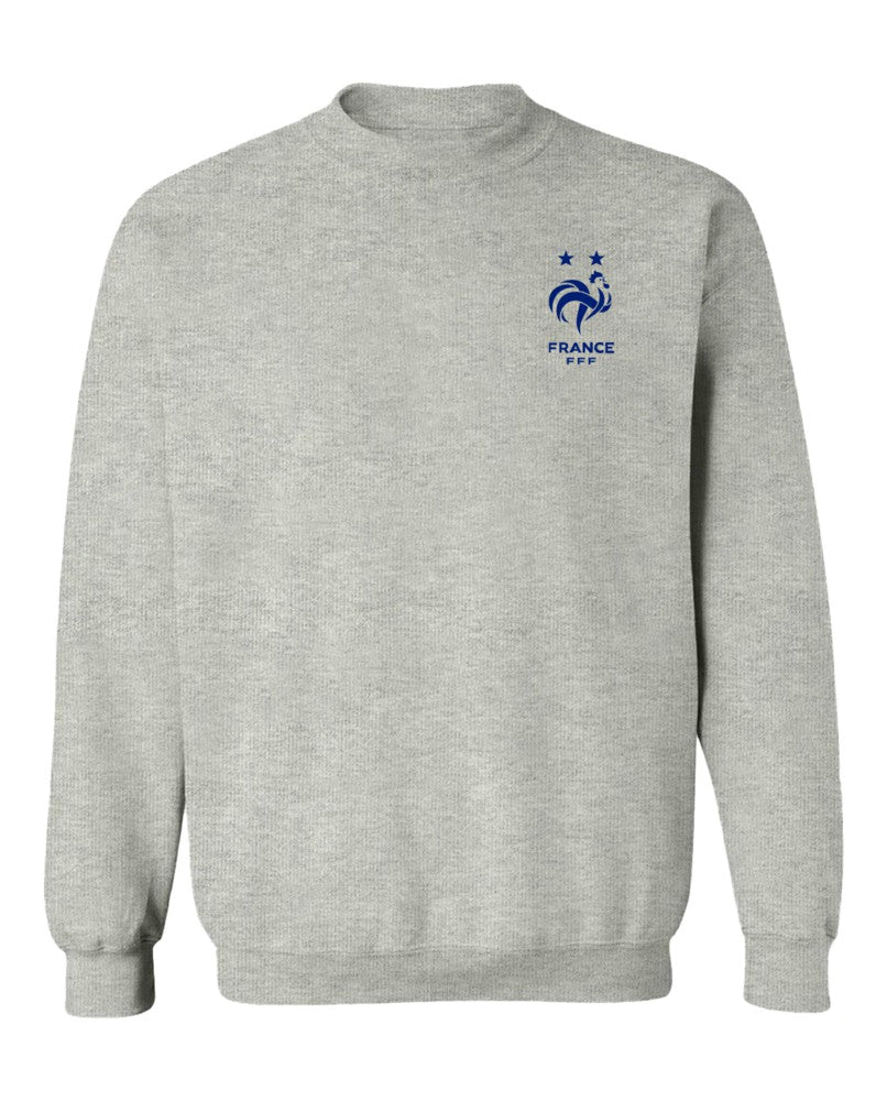 France National Team Vive La Fete Women's Impressions Artwork Sweatshirt Gray