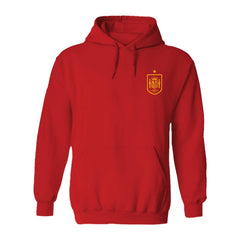 Spain National Team Vive La Fete Women's Impressions Artwork Hoodie Red
