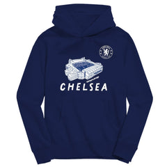 Chelsea Vive La Fete Youth Stadium Style Hoodie Navy
