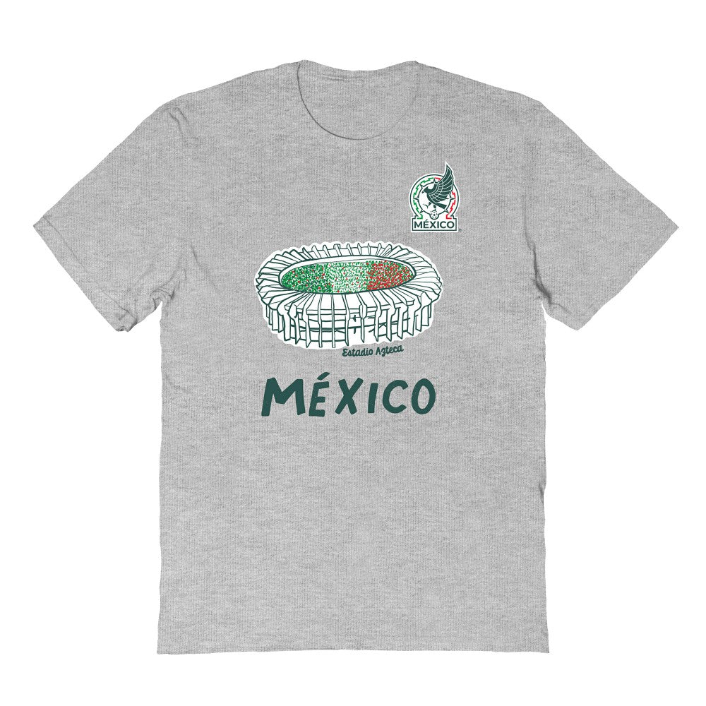 Mexico National Team Vive La Fete Youth Chilena Style T-Shirt Gray