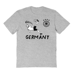Germany National Team Vive La Fete Youth Chilena Style T-Shirt Gray