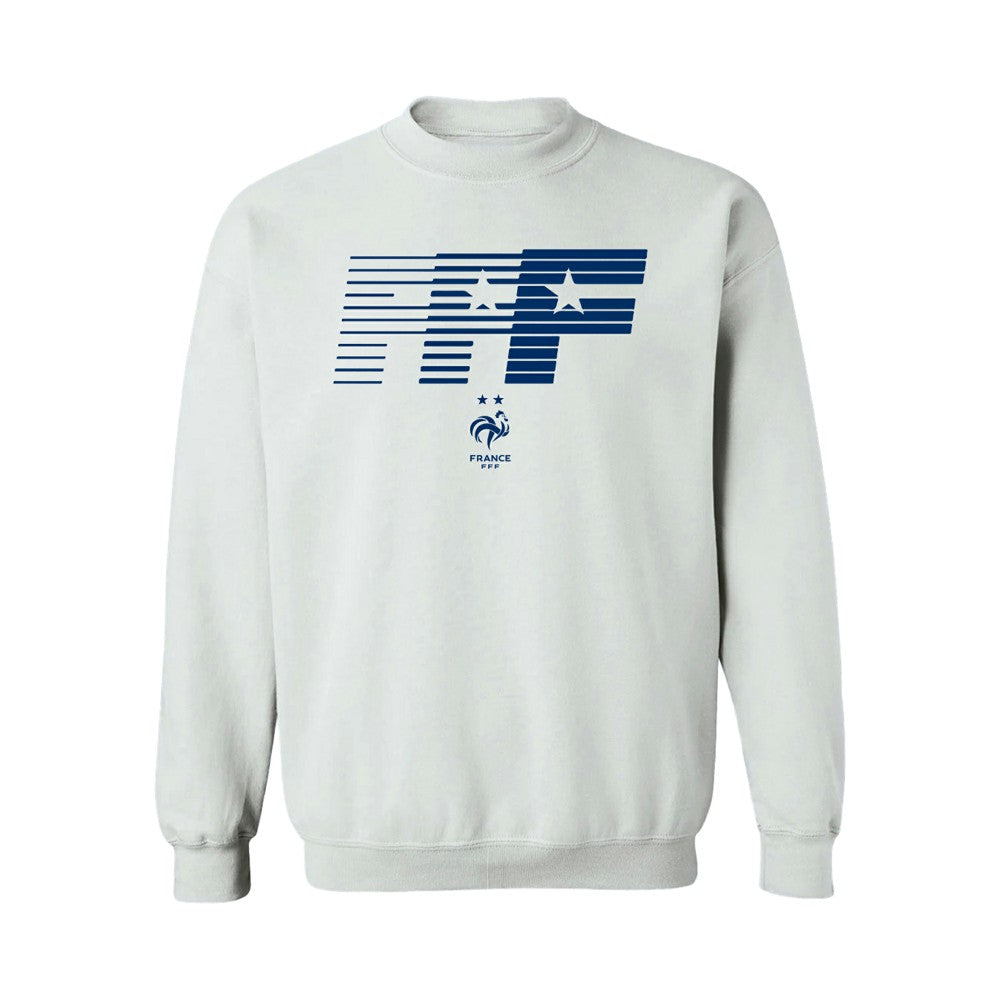 France National Team Vive La Fete Women's FFF Logo Sweatshirt White