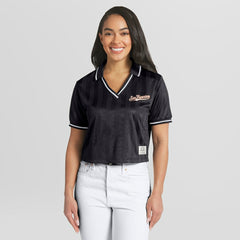 San Francisco Giants WEAR by Erin Andrews Women's Cropped Polo | MLB Discount
