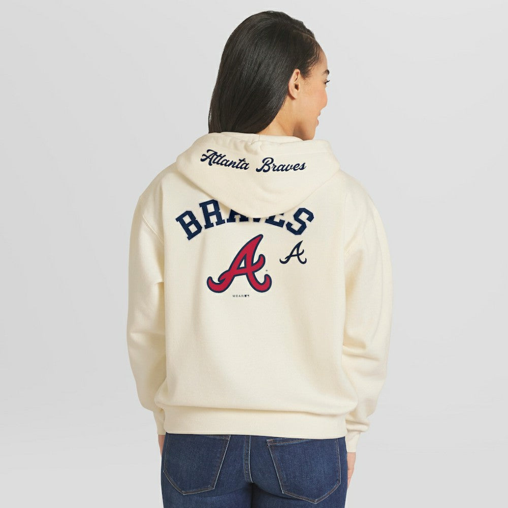 Atlanta Braves WEAR by Erin Andrews Women's Full-Zip Hoodie | MLB US