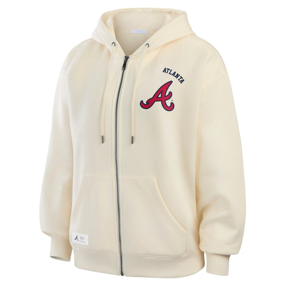 Atlanta Braves WEAR by Erin Andrews Women's Full-Zip Hoodie | MLB US