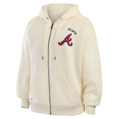 Atlanta Braves WEAR by Erin Andrews Women's Full-Zip Hoodie | MLB US