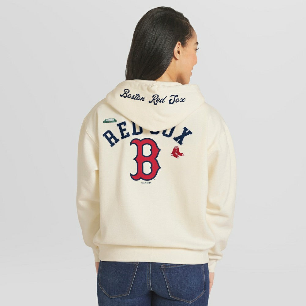Boston Red Sox WEAR by Erin Andrews Women's Full-Zip Hoodie | MLB Outlet
