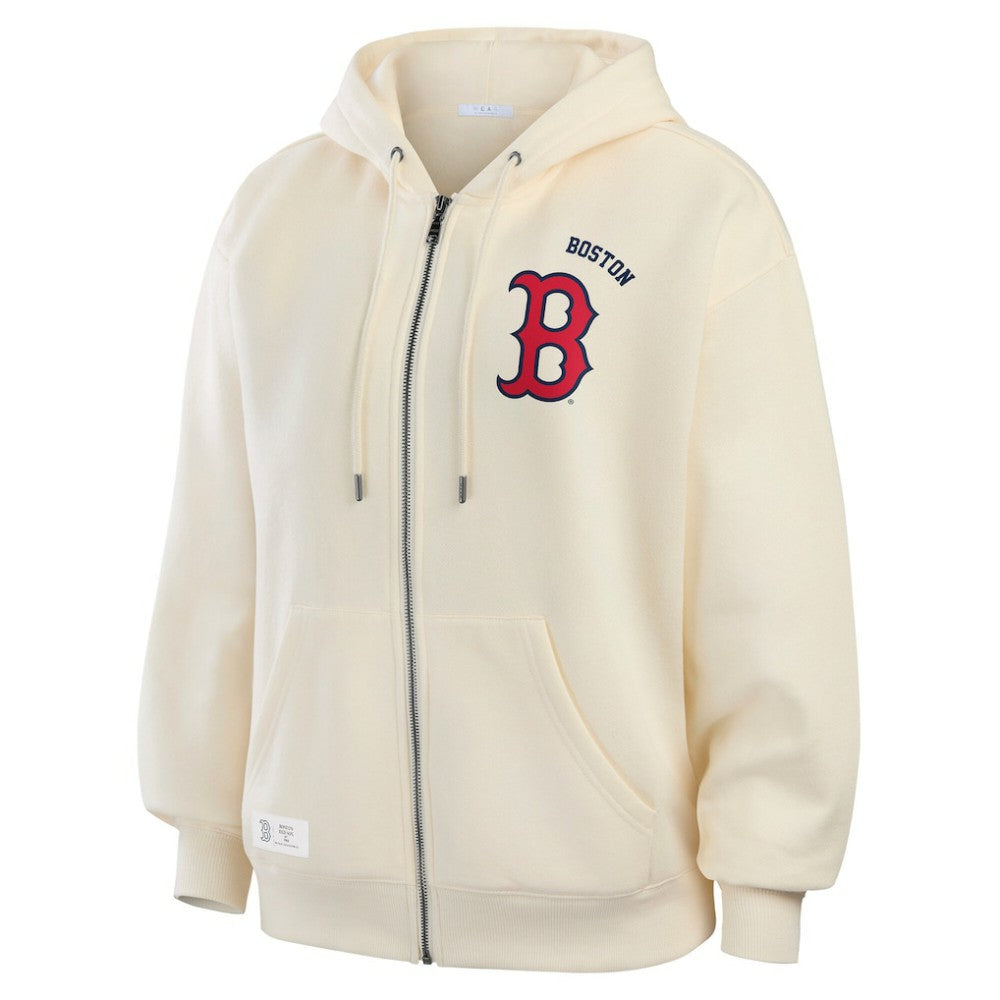 Boston Red Sox WEAR by Erin Andrews Women's Full-Zip Hoodie | MLB Outlet