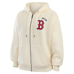 Boston Red Sox WEAR by Erin Andrews Women's Full-Zip Hoodie | MLB Outlet