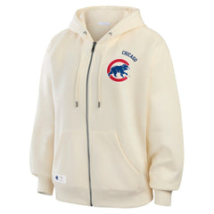 Chicago Cubs WEAR by Erin Andrews Women's Full-Zip Hoodie | MLB Discount