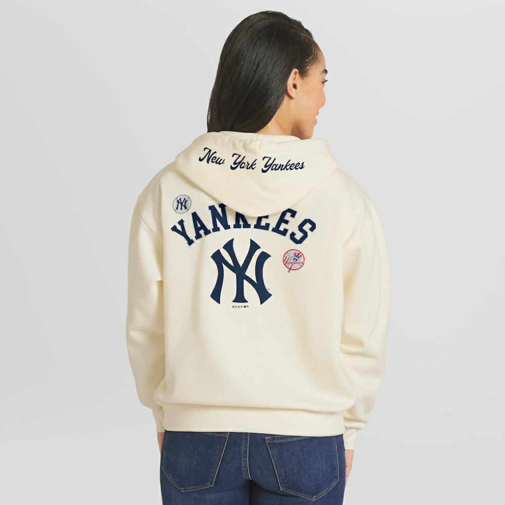 New York Yankees WEAR by Erin Andrews Women's Full-Zip Hoodie | MLB Outlet