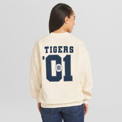 Detroit Tigers WEAR by Erin Andrews Women's Heavyweight Crew Neck Sweatshirt | MLB Near me
