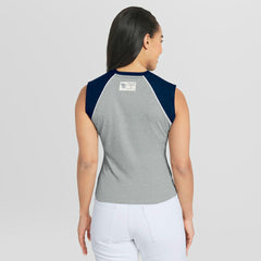 Cleveland Guardians WEAR by Erin Andrews Women's Cropped Raglan Tank Top | MLB Online
