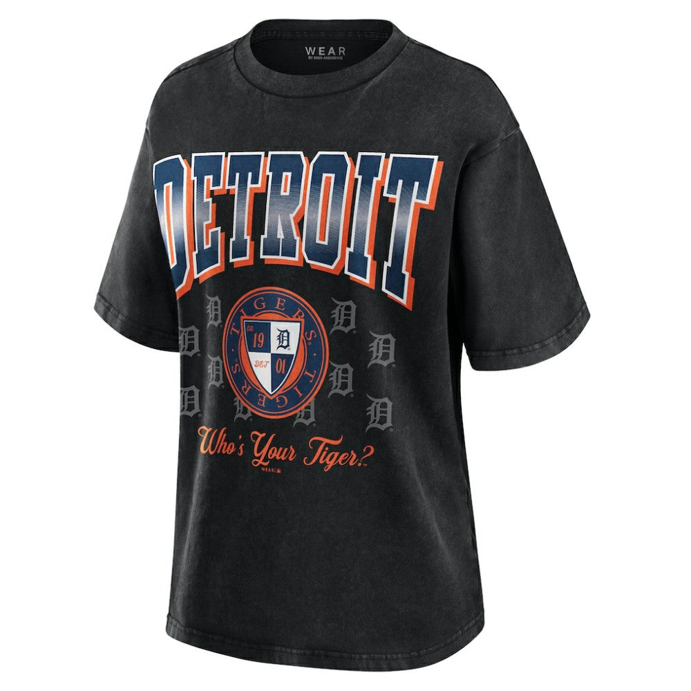 Detroit Tigers WEAR by Erin Andrews Women's Oversized Boyfriend T-Shirt | MLB US
