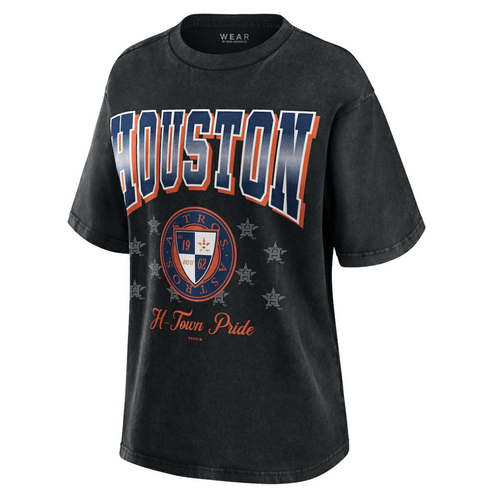 Houston Astros WEAR by Erin Andrews Women's Oversized Boyfriend T-Shirt | MLB Shop