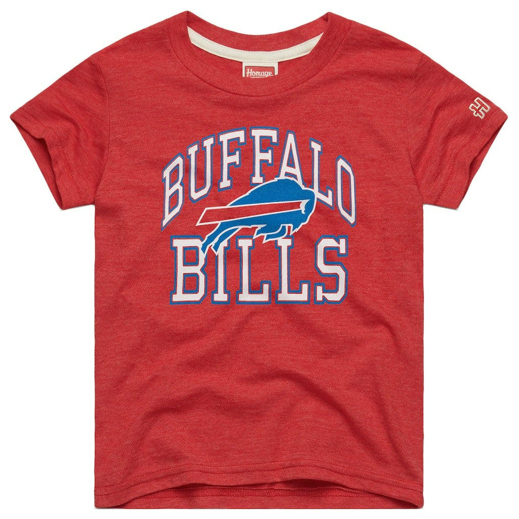 Buffalo Bills  Homage Youth Arch Tri-Blend T-Shirt