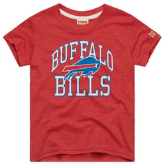Buffalo Bills  Homage Youth Arch Tri-Blend T-Shirt