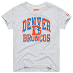 Denver Broncos  Homage Youth Arch Tri-Blend T-Shirt