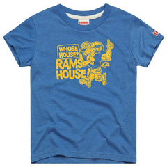 Los Angeles Rams  Homage Youth Whose House Mascot Tri-Blend T-Shirt