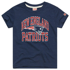 New England Patriots  Homage Youth Arch Tri-Blend T-Shirt