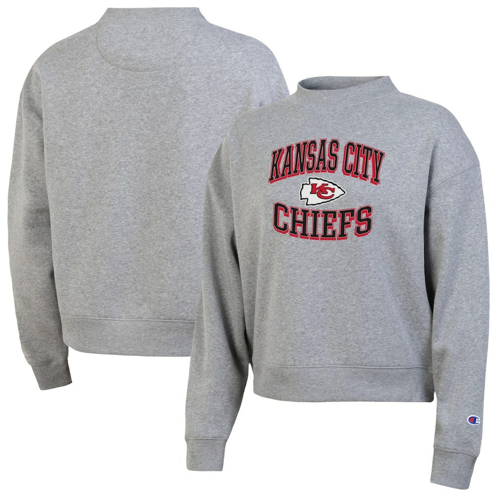 Kansas City Chiefs Champion Women's Triumph Tri-Blend Sweatshirt