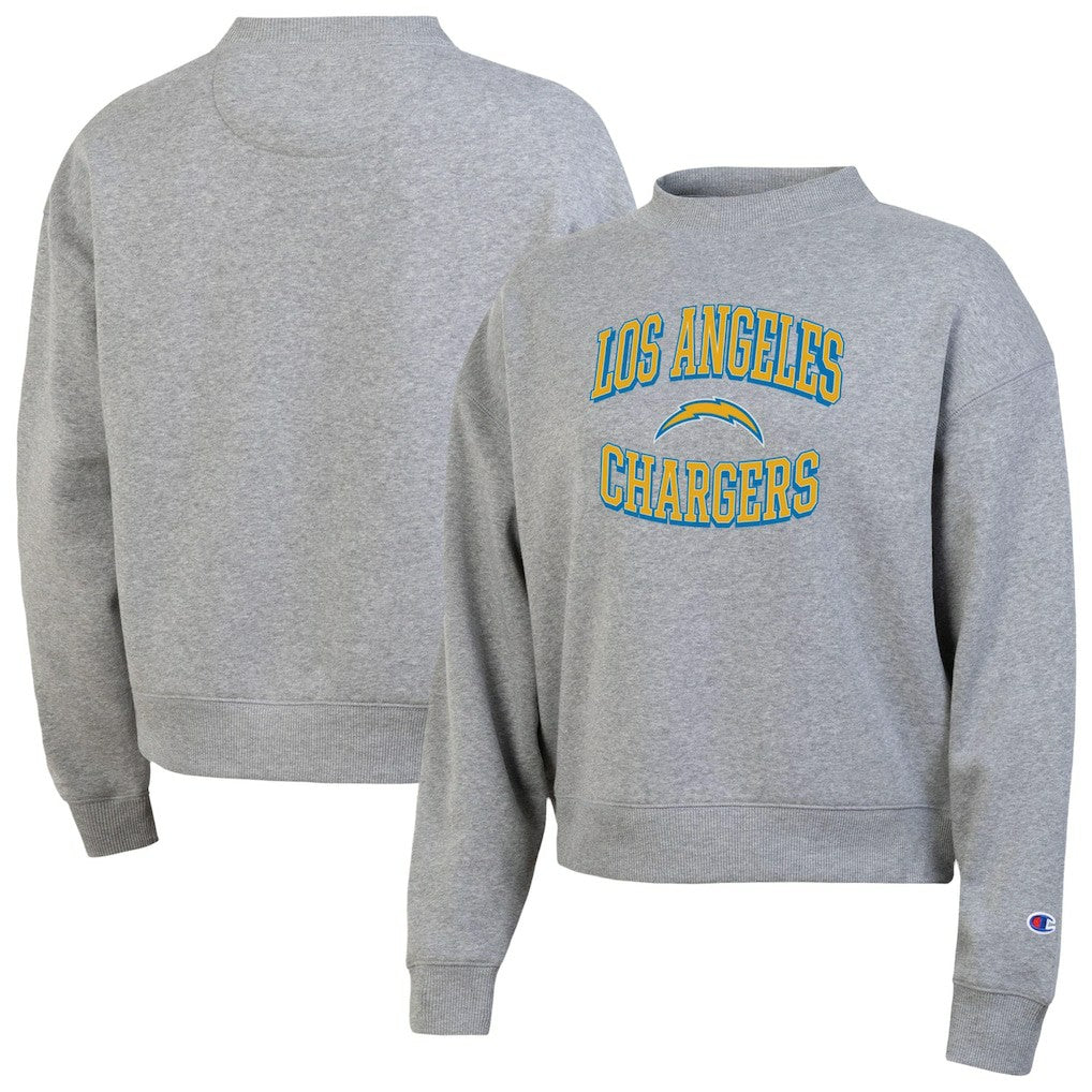 Los Angeles Chargers Champion Women's Triumph Tri-Blend Sweatshirt