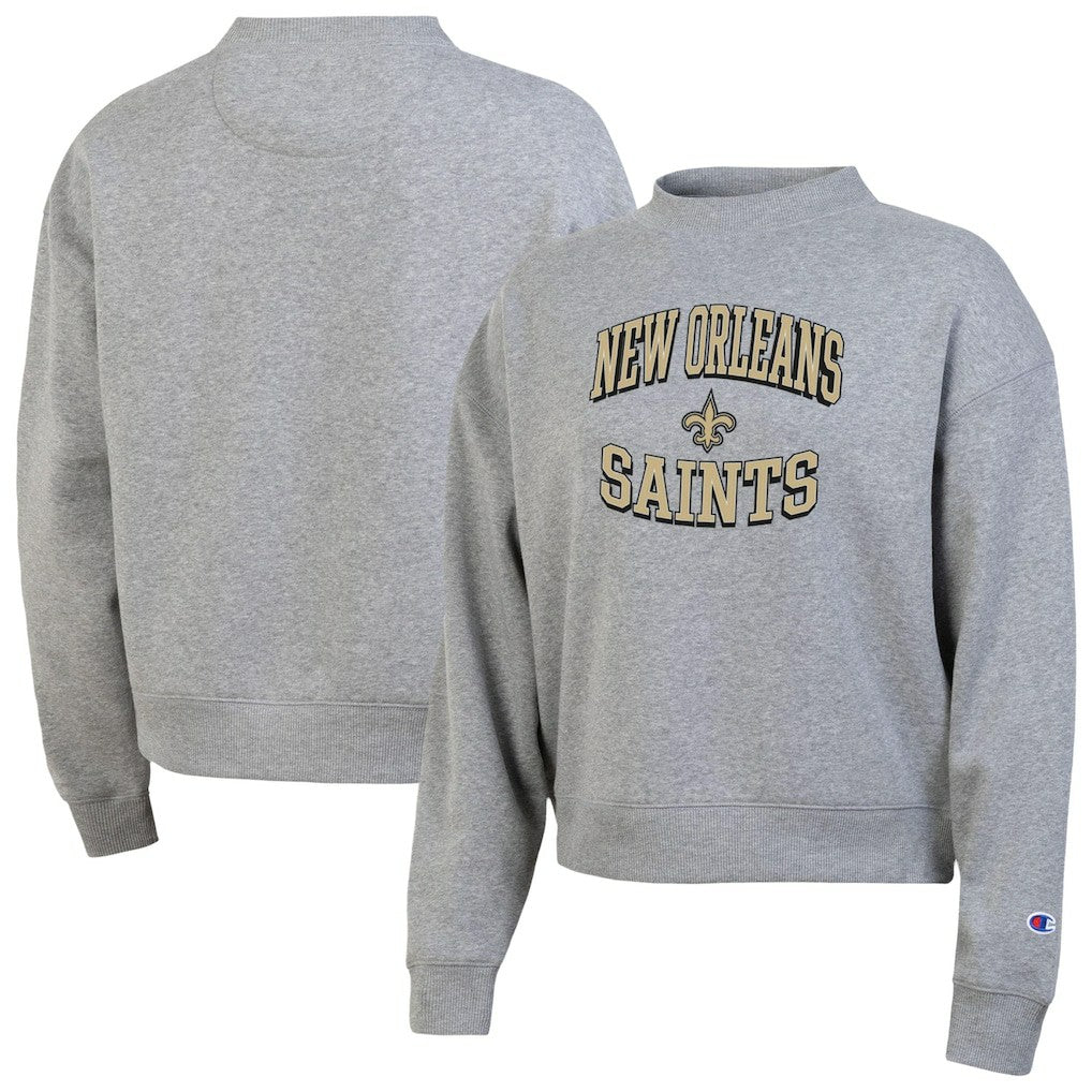 New Orleans Saints Champion Women's Triumph Tri-Blend Sweatshirt