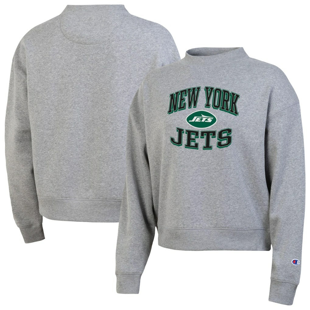 New York Jets Champion Women's Triumph Tri-Blend Sweatshirt