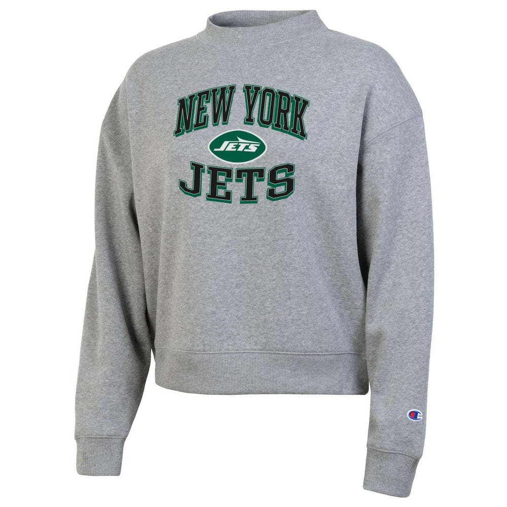 New York Jets Champion Women's Triumph Tri-Blend Sweatshirt