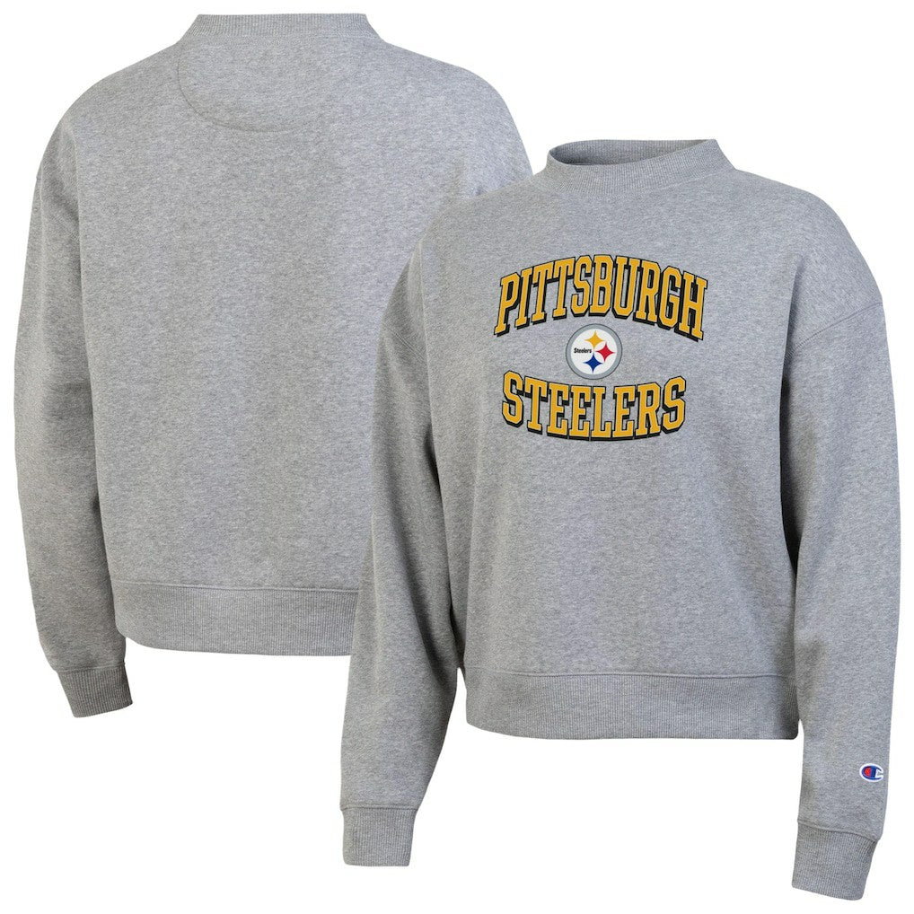 Pittsburgh Steelers Champion Women's Triumph Tri-Blend Sweatshirt