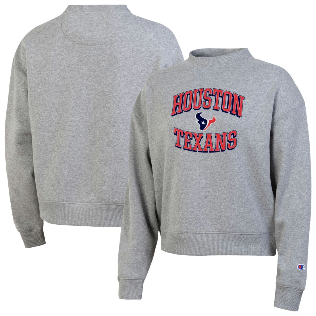 Houston Texans Champion Women's Triumph Tri-Blend Sweatshirt