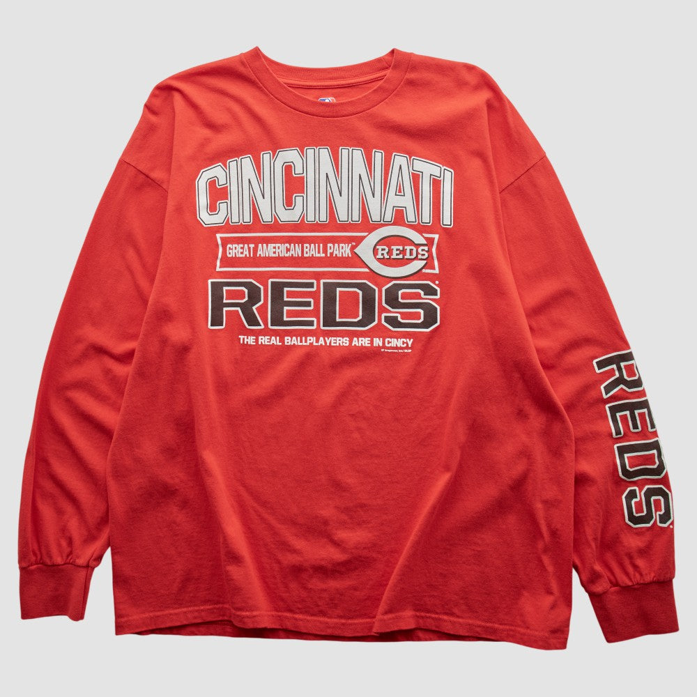 Cincinnati Reds Genuine Merchandise 2000s Long Sleeve T-shirt | MLB Near me