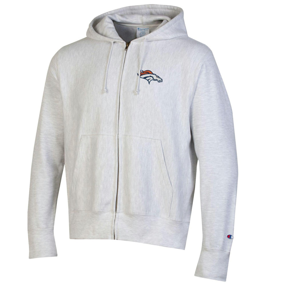 Denver Broncos Champion Reverse Weave Full-Zip Hoodie