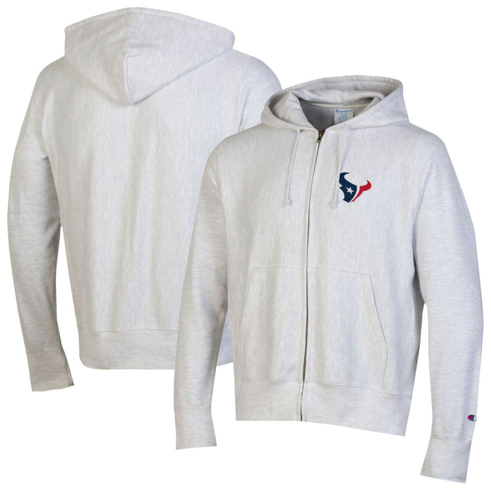 Houston Texans Champion Reverse Weave Full-Zip Hoodie