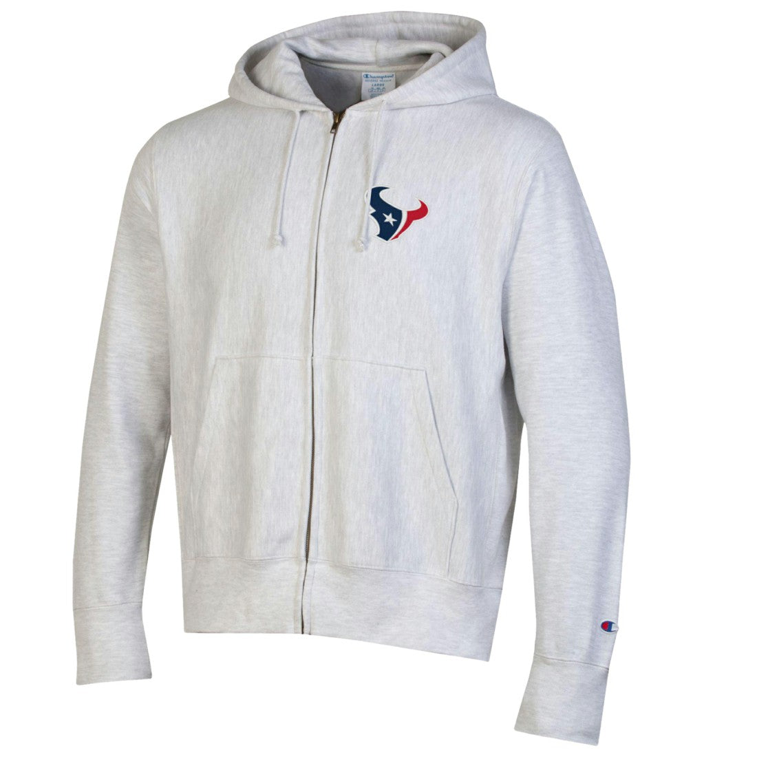Houston Texans Champion Reverse Weave Full-Zip Hoodie