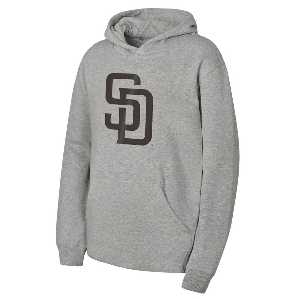 San Diego Padres Outerstuff Youth Primary Logo Fleece Hoodie | MLB On Sale