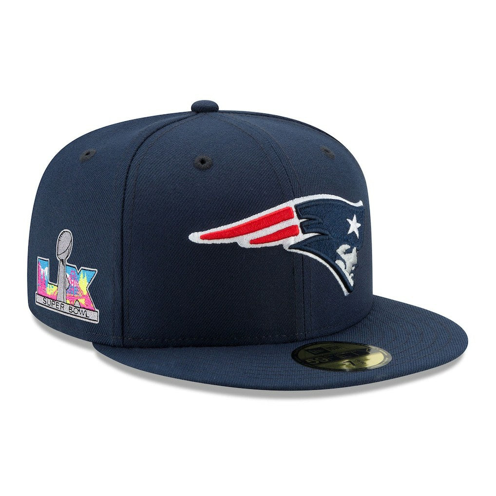 New England Patriots New Era Super Bowl LX Side Patch 59FIFTY Fitted Hat