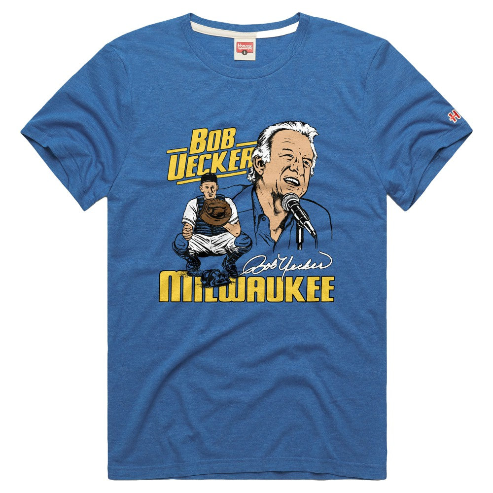 Milwaukee Brewers Homage Tri-Blend Hyperlocal T-Shirt | MLB Shop