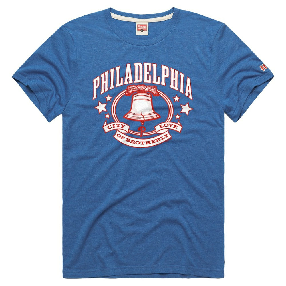 Philadelphia Phillies Homage Tri-Blend Hyperlocal T-Shirt | MLB US