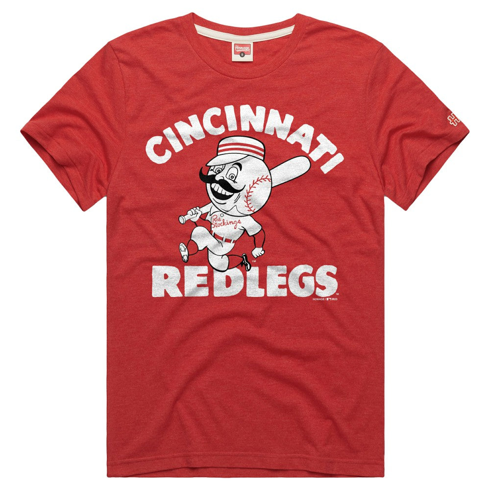 Cincinnati Reds Homage Tri-Blend Hyperlocal T-Shirt | MLB Online